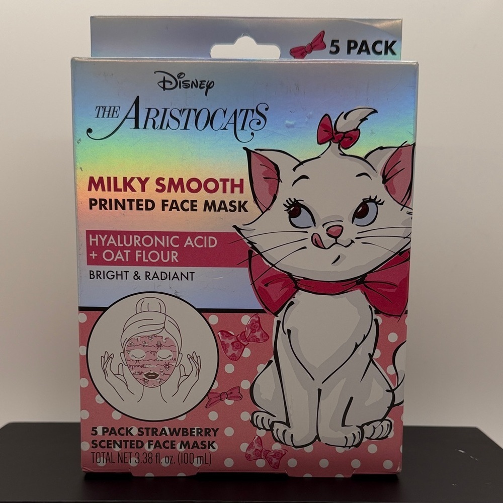 Disney The Aristocats Milky Smooth Pink Face Mask